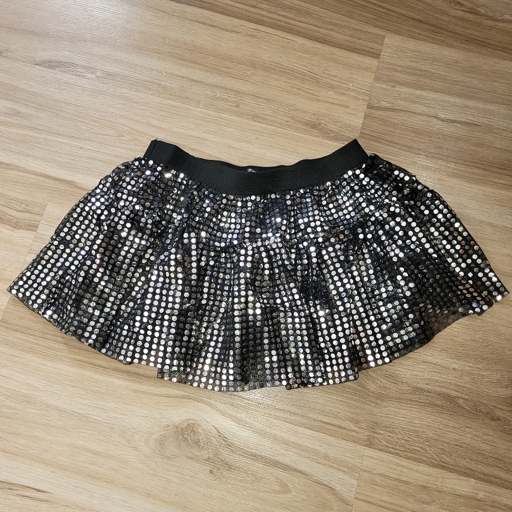 Black / Silver sequin  skirt